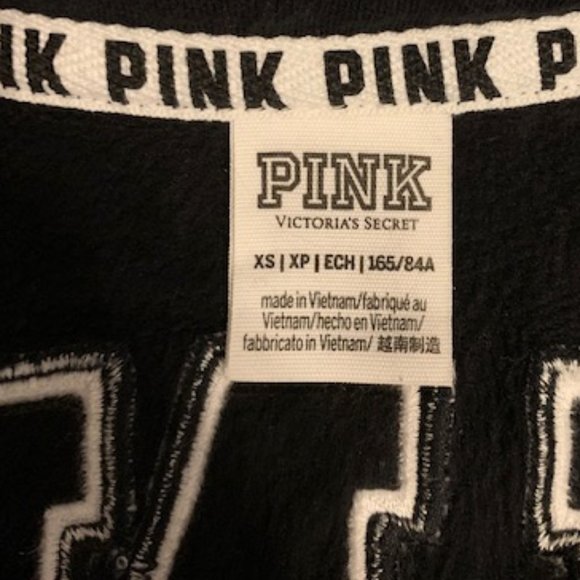 Victoria Secret PINK 1/4 zip crewneck sweatshirt size XS - Picture 4 of 5